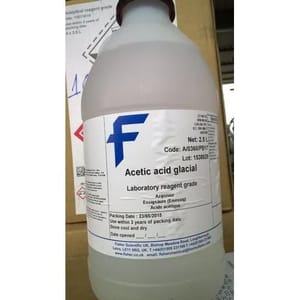 Fisher Scientific Acetic Acid Glacial, For Laboratory, Bottles