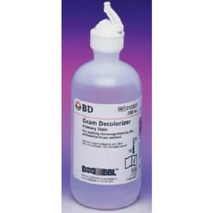 BD BBL Gram Decolorizer, 4X250 Ml., 212527, Liquid, Plastic Bottles