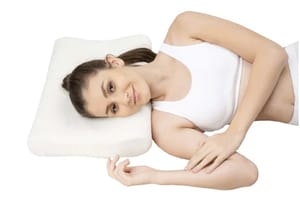 Cervical Pillow Contoured Pu Foam, Model Name/Number: CA-06, Size: Universal