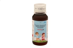 Coldina DS Suspension Phenylephrine Chlorpheniramine Maleate & Paracetamol Syrup, For Hospital, Packaging Size: 60 ml Bottle