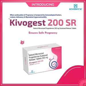 Natural Micronized Progesterone 200mg SR, Packaging Type: Strip, Packaging Size: 10x10 Blister