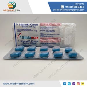 100 mg Sildamax Sildenafil Citrate Tablet, Packaging Size: 10 Tablets Per Strip