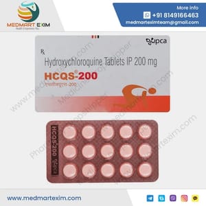 Hydroxychloroquine Hcqs Tablets, IPCA, 1x10 Tablet
