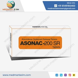 Asonac Sr Tablets, Packaging Type: Box
