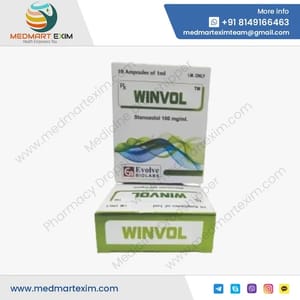 100 mg Winvol Stanozolol Injection, For Muscle Building, Packaging Size: 10 Ampoules Of 1 ml