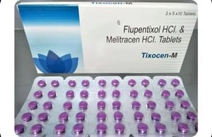 Flupentixol HCL 0.5 mg + Melitracen 10 mg Tablet