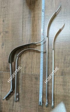 Hospitime Stainless Steel Hohmann S Retractors, For Orthopedic Trauma Surgery