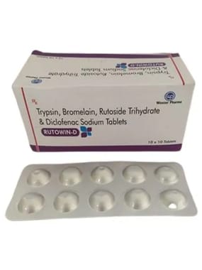 Trypsin Bromelain Rutoside Trihydrate Diclofenac Sodium Tablet