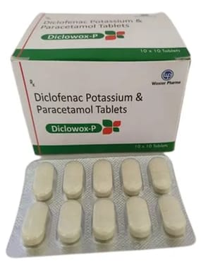 Diclofenac Potassium And Paracetamol Tablet