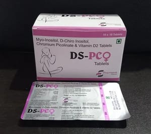 Myo Inositol, d Chiro Inositol, Chromium Picolinate & Vitamin D2 Tablet