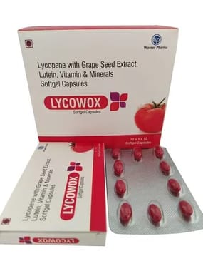 Lycopene With Grape Seed Extract Lutein Vitamin And Minerals Softgels Capsule