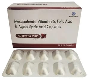 Mecobalamin Vitamin B6 Folic Acid Alpha Lipoic Acid Capsules, For Clinical