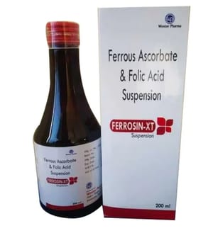 Ferrous Ascorbate And Folic Acid Suspension Syrup