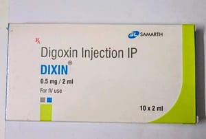 DIXIN 0.5MG/2ML ( DIGOXIN INJ IP )