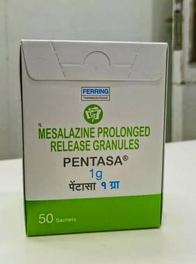 PENTASA 1G (MESALAZINE PROLONGED RELEASE GRANULES )