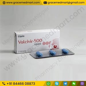 500 mg / 1000 mg Valcivir Valacyclovir Tablets