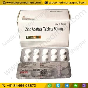 Zinc Acetate Tablets, Packaging Type: Box