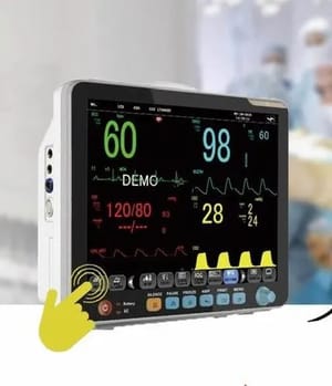 10-270mmHg 15-300 bpm Patient Monitor Multi Parameter