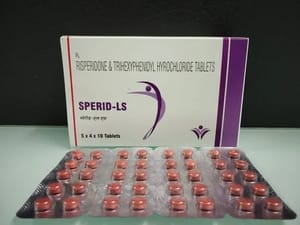 Sperid LS Risperidone And Trihexyphenidyl Hydrochloride Tablets, Prescription, Packaging Type: Strip