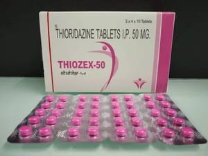 Thiozex Tablets IP 50 mg, 5 X 4 X 10