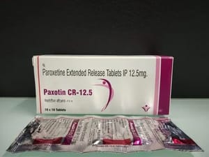 Paroxetine Hydrochloride Controlled Release Tabltets, Packaging Type: Box, Packaging Size: 10 X 10 Tablets