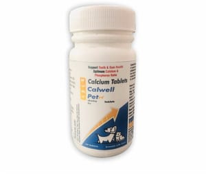 Calcium Calwell Pet Tablets For Pets