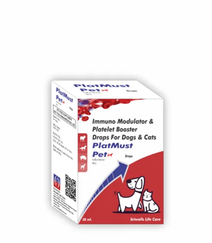 Platmust Pet 30 ml Drop For Increasing Platelets in Dogs And Cats