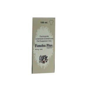 Fanchu Plus Oxyclozanide, Levamisole & Simethicone Oral Suspension(Vet)