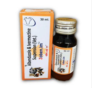 Zoben.im Albendazole & Ivermectin Veterinary Suspension, Packaging Type: Box, Packaging Size: 30 Ml