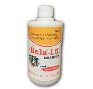 Bela-IU Ofloxacin, Ornidazole & Urea Suspension (Vet), Packaging Type: Bottle