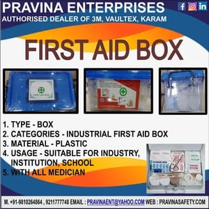 First Aid Box With Medicine Kit