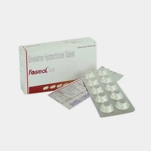 Foseal Sevelamer Hydrochloride Tablet, Packaging Type: Strips, Packaging Size: 10 Tablets in A Strip