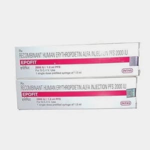 Epofit Erythropoietin Injection, Intas Pharmaceuticals Ltd, 1 Ml