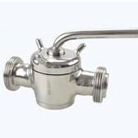 Two Way Dairy Plug sanitary valves Without Union