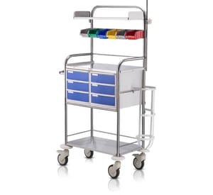 Crash Cart Medicine Trolley
