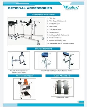 Orthopedic, Neuro, Spine Optional Orthopedic Extension Device