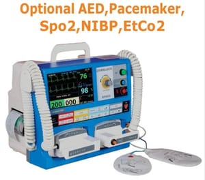 Hospital Equipment Biphasic Defibrillator With Aed, For ICU, Model Name/Number: Tm 2009