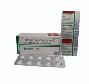 Telmisartan cilnidipine and chlorthalidone tablets