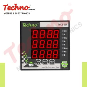 Techno 3 Phase Voltage Meter, Model Name/Number: Tmcb 021, Dimension: 96*96
