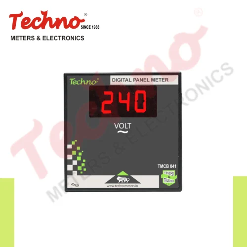 TECHNO Led Economic Type Voltmeter, Model Name/Number: Tmcb 041, Dimension: 72*72