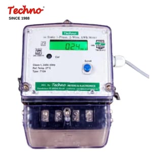 Techno Single Phase 2 Wire Dual Source Energy Meter, As Request*, 240