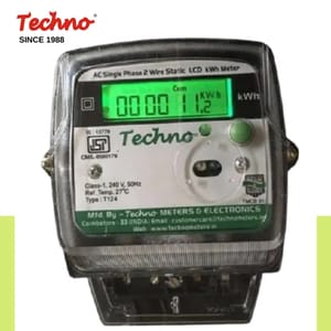 Single Phase LCD Display Energy Meter (with battery), Model Name/Number: TMCB012