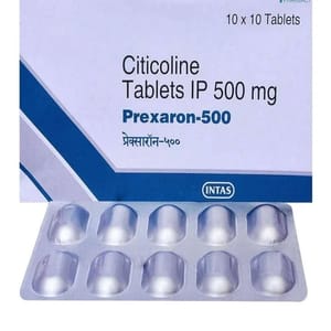 Clticoline Prexaron 500 mg Tablet, Intas Pharmaceuticals Ltd, 10x10 Tablets