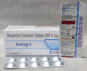 Bisoprolol Fumarate Tablets Usp, 5 mg
