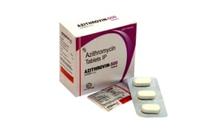 Azithromycin Tablets IP, 500 mg