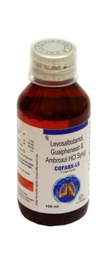 Levosalbutamol Guaiphenesin & Ambroxol HCI syrup, 100 ml