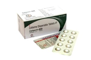 Cefixime Dispersible Tablet Ip 200mg