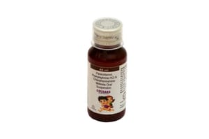 Syrup Paracetamol Phenylephrine Chlorpheniramine Oral Suspension, 125 mg