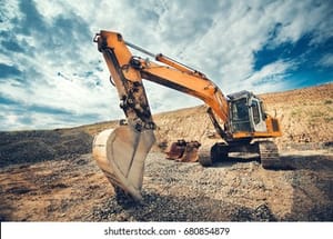 Excavator/ Poklen on rent