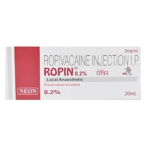 Ropivacaine Injection IP, 20ml
